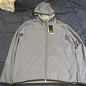 Adidas City Studio Fleece full zip hoodie. Men’s size Large